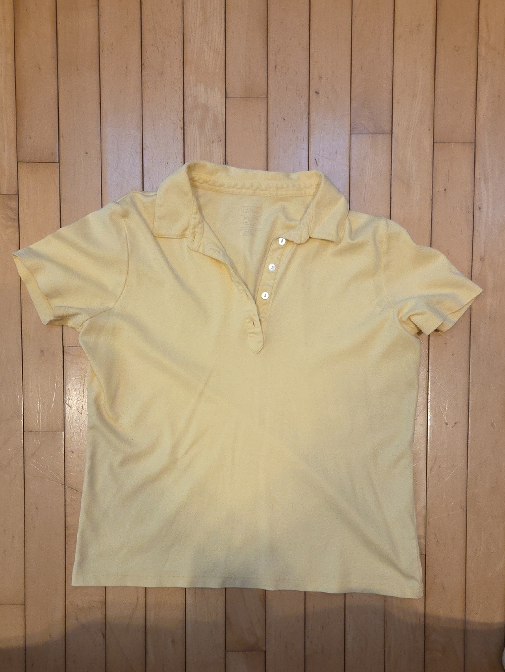 Women's Yellow Polo Shirt - Classic Short Sleeve Top